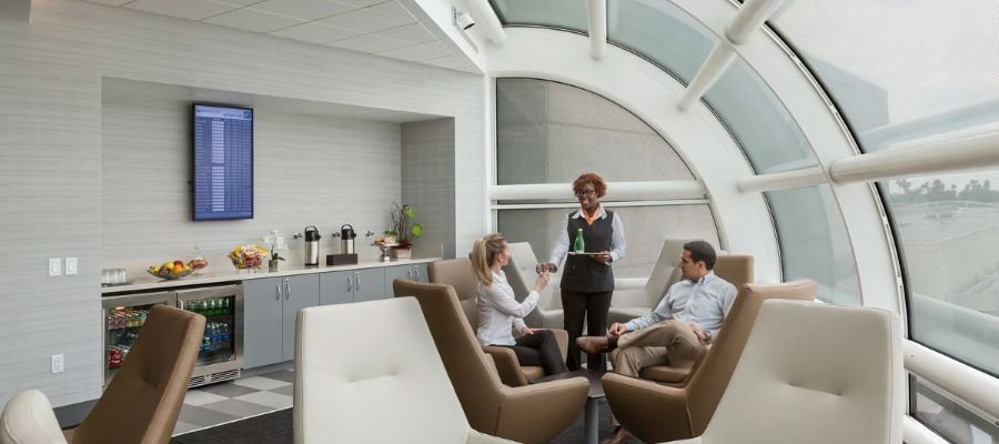 Resting Areas At MCO Airport